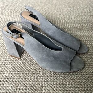 Steven by Steve Madden Gray Heels